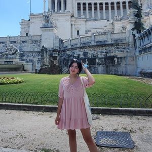 Pink Italian Summer Dress